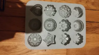 Stampo in silicone azzurro per dolci