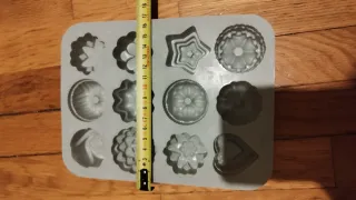 Stampo in silicone azzurro per dolci