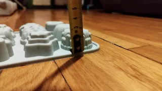 Stampo in silicone azzurro per dolci