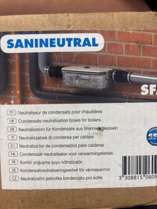 Neutralizador de condensados para calderas