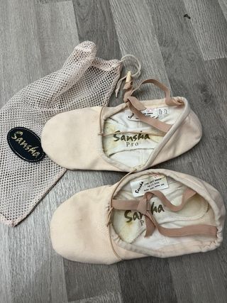 Zapatillas de ballet Sansha Rosa palo mujer