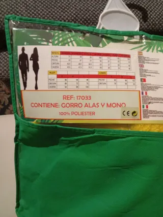 Disfraz Abeja Adulto Talla S