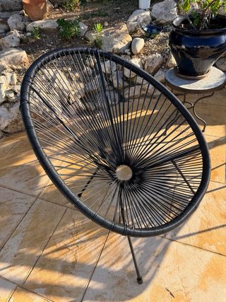 Sillas Acapulco Negras (2 unidades)