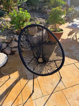 Sillas Acapulco Negras (2 unidades)