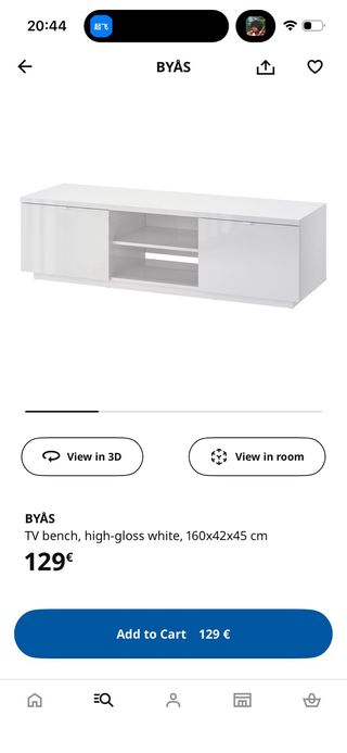 Mueble TV IKEA Blanco
