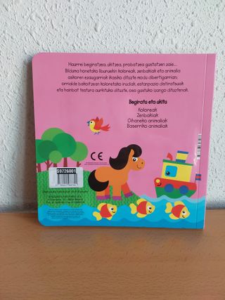 Animales granja texturas (euskera, 2-4 años) NUEVO