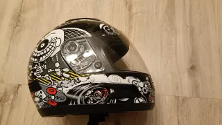 Casco Integral Nikko Diseño Calaveras