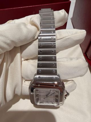 Cartier Santos Grande Automático Plata