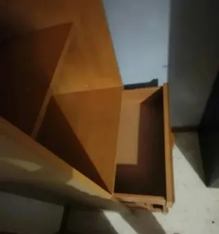 Estantería modular madera con altillo