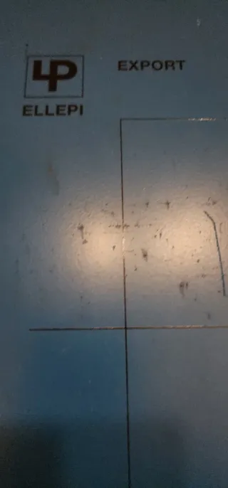 Guillotina de papel azul