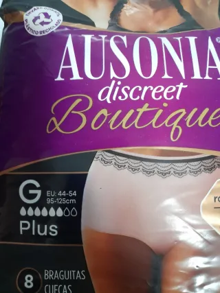 Bragas Postparto desechablee.Ausonia Boutique.