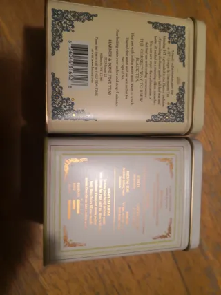 Lote 2 latas té Harney & Sons