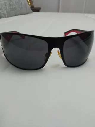 Gafas de sol PALIZZER negras y rojas para hombre