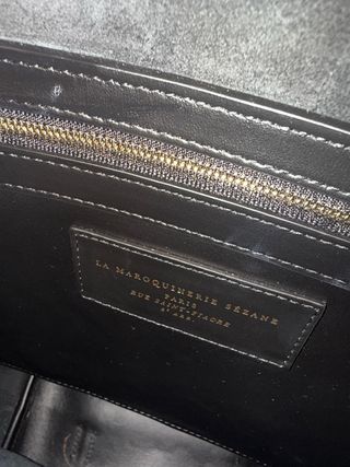 Bolso Tote Piel Marrón Sezane