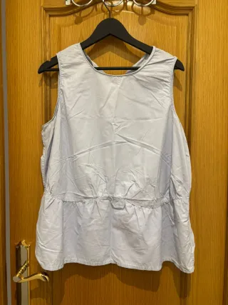 2 Blusas Verano Violeta by Mango Talla XL