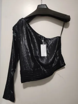 Blusa asimétrica Mango Talla M