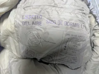 Saco ligero árido Ejército Aire