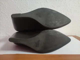 Botines cuña Pull&Bear grises talla 37