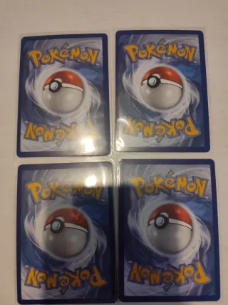 Set 4 Cartas Pokémon tcg colección Pokémon go