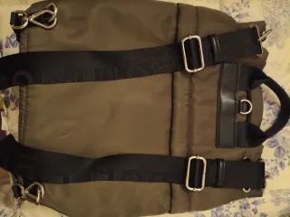 Mochila Adolfo Domínguez Marrón/Negra