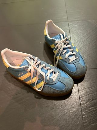 Adidas Gazelle Azul y Amarillo Talla 42