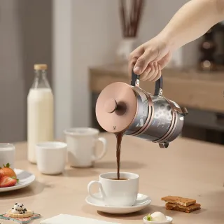 Caffettiera a Pistone in Vetro Borosilicato