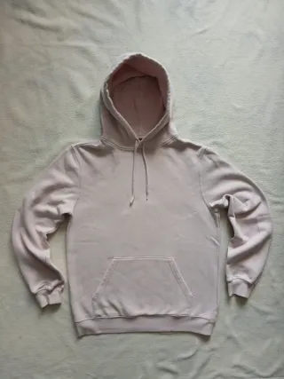 Felpa con cappuccio rosa taglia S/M