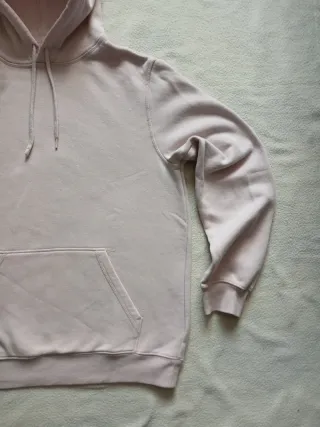 Felpa con cappuccio rosa taglia S/M