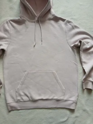 Felpa con cappuccio rosa taglia S/M