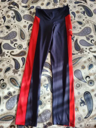 Malla pádel Siux azul y roja con bolsillo