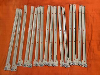 8 Pares Guías Cajón Ikea Malm Beige