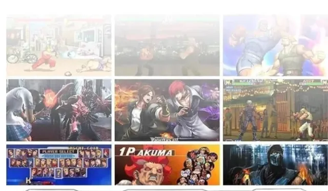 Máquina Arcade Juegos Multijuegos