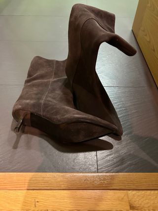 Botas de ante marrones