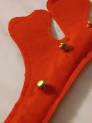 Cerchietto Renna Natale Rosso Verde