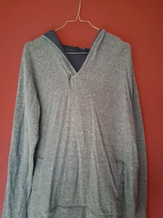 Sudadera jersey hombre gris
