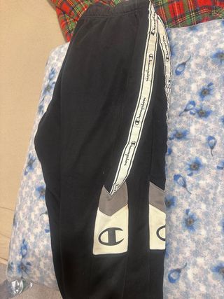 Tuta uomo Champion nera e grigia