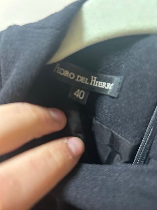 Vestido Pedro del Hierro Negro