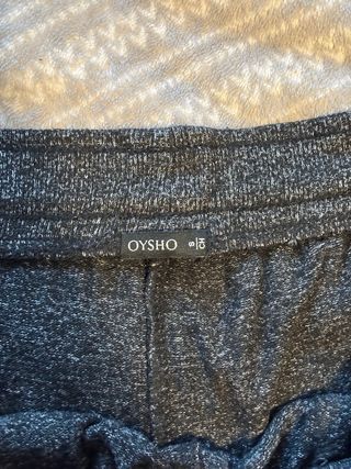 Pantalón de pijama gris jaspeado