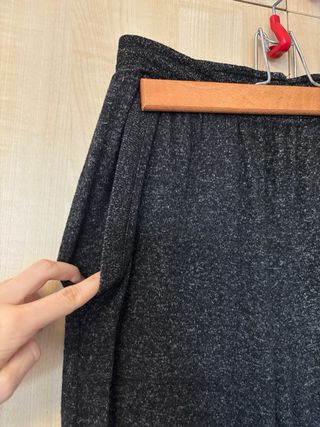 Pantalón de pijama gris jaspeado