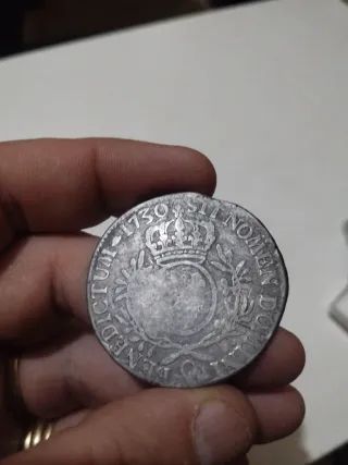 Lote de dos monedas de Luis XV