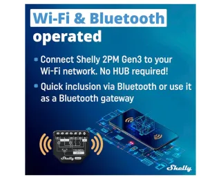 Shelly 2PM Gen3 – Controla Persianas y Luces
