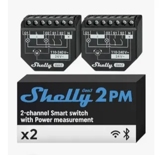 Shelly 2PM Gen3 – Controla Persianas y Luces