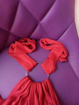 VESTIDO ROJO LARGO IDEAL NOCHEVIEJA