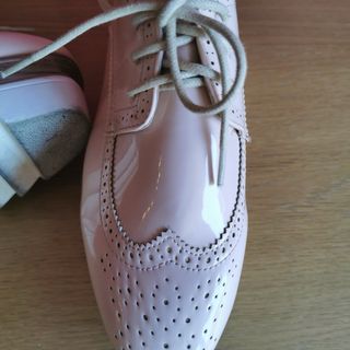 Zapatos rosas vintage plataforma