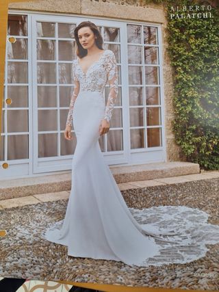 Vestido de Novia Alberto Palatchi Talla 48