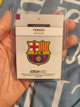 Carta Fermin Lopez /10 FC Barcelona Topps