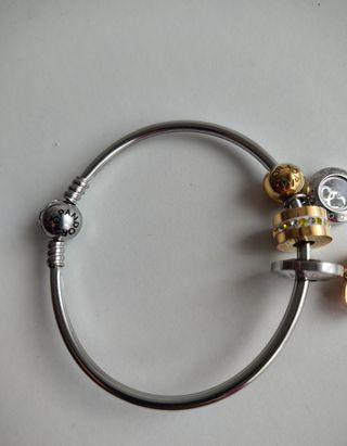Pulsera Pandora Moments con 3 charms