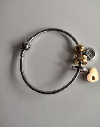 Pulsera Pandora Moments con 3 charms