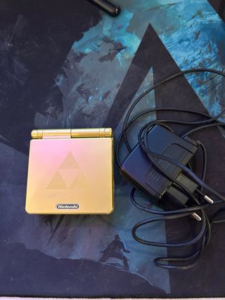 Nintendo SP Edición Zelda + Cargador Original