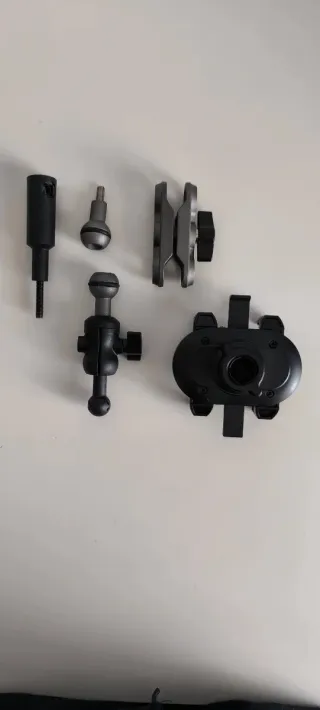 Soporte para móvil en su caja